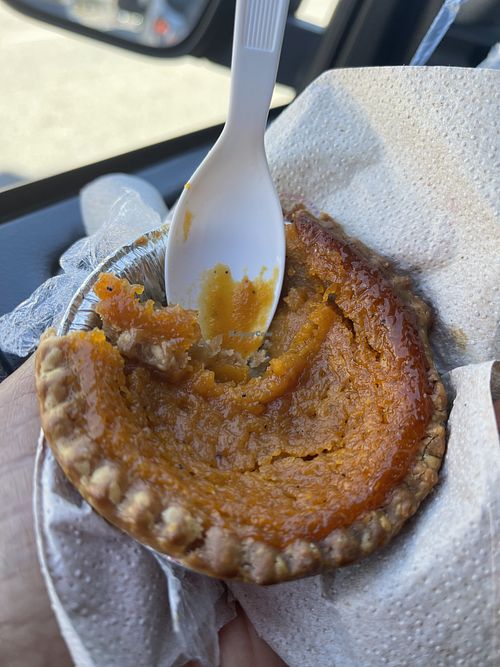 Delicious sweet potato pies   at Slutty Vegan in Atlanta