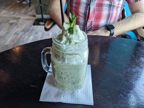 Mint shake at Chay Vegan in Helsingborg