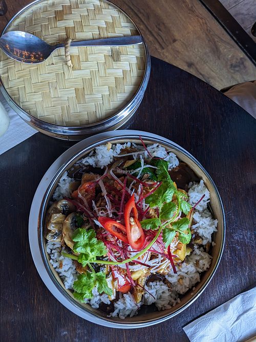 No. 52 rice and tofu at Chay Vegan in Helsingborg
