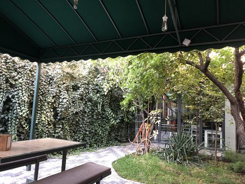 Outside patio  at Life Food in Yerevan