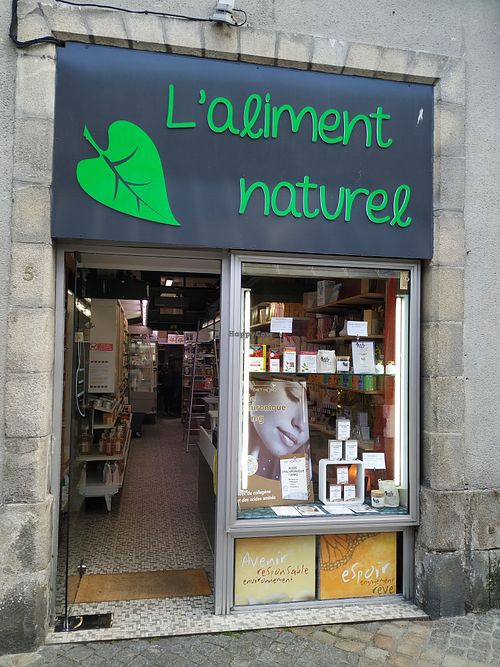 the shop at L'Aliment Naturel in Quimper