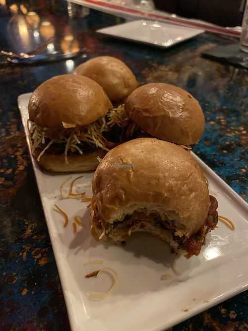Portobello sliders  at Zeppelin in Reno