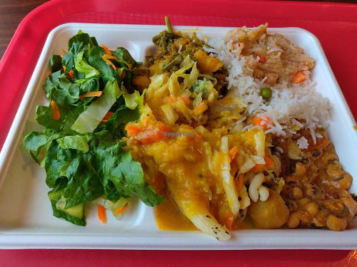 My meal at Govinda's Cafe in Las Vegas