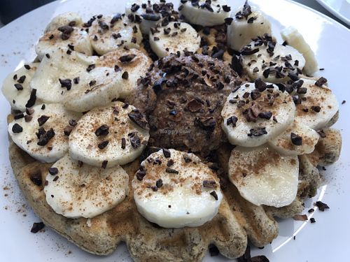 ABC waffle - gluten free vegan  at Fruitive - Conn Ave in Washington