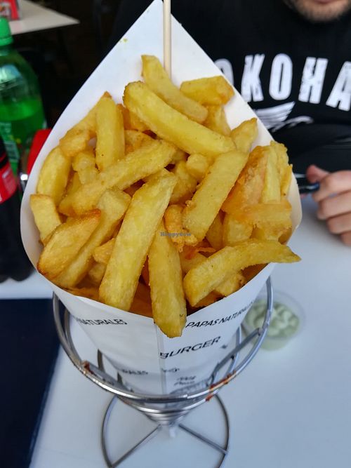 French fries at H Burger in Gran Canaria