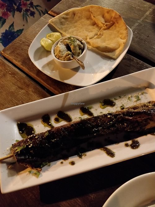 Vegan food at Turquesa Comida Arabe in Bonito