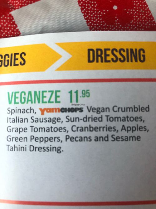 Salad.  at Firecrust in Sherwood Park