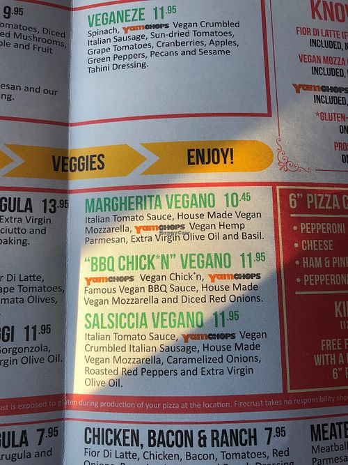 They build vegan pizza options.  at Firecrust in Sherwood Park