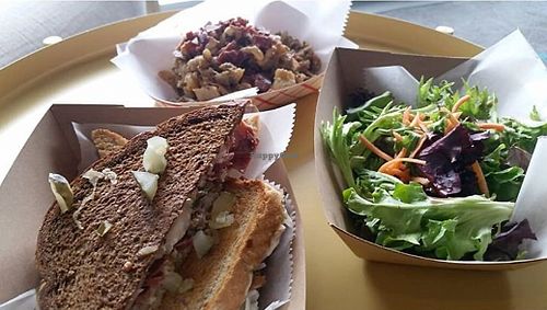 Breakfast spread at & Juice Co in Columbus