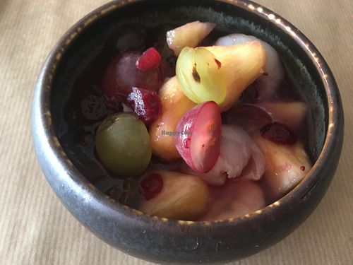 Fruit salad at Foxy Factory in Villefranche-sur-saone