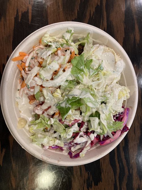 Falafel with salad bowl  at BenjYehuda - Wells St in Chicago