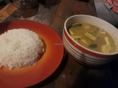 Green curry at Ying Ying's Kitchen in Koh Phangan