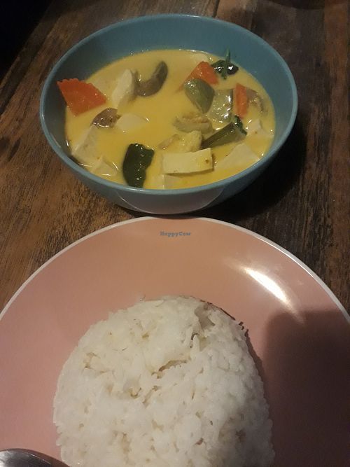 Red curry at Ying Ying's Kitchen in Koh Phangan