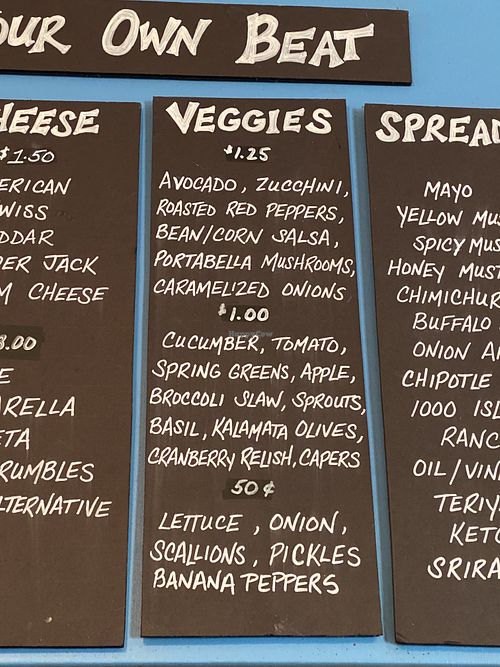 Build your own veggies  at Jo Mama's in Orleans