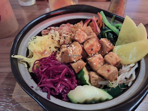 Bibimbap with Tempeh at Feel Seoul Good in Berlin