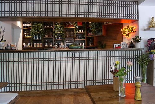 The bar at Feel Seoul Good in Berlin