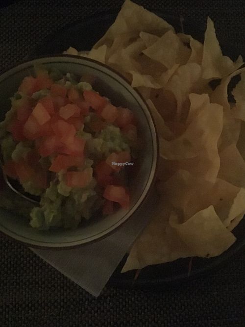 Guacamole and homemade corn chips at Bar Cavour in Turin