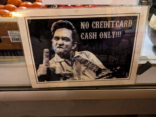 Sign inside of Yoyo Foodworld at Yoyo Foodworld in Berlin