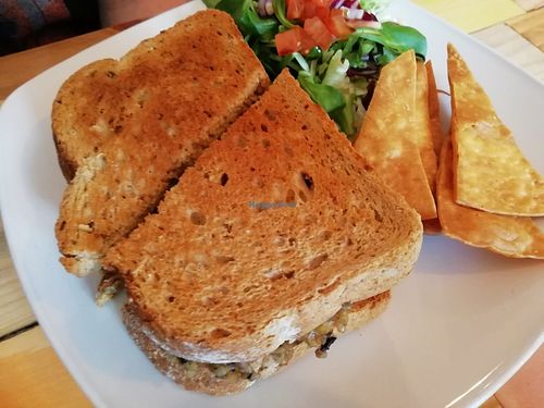 Haggis melt sandwich at Reds in Edinburgh