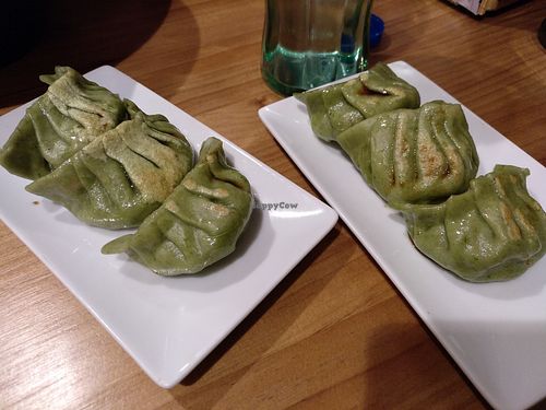 Veggie gyozas at Sugoi Ramen in Bilbao
