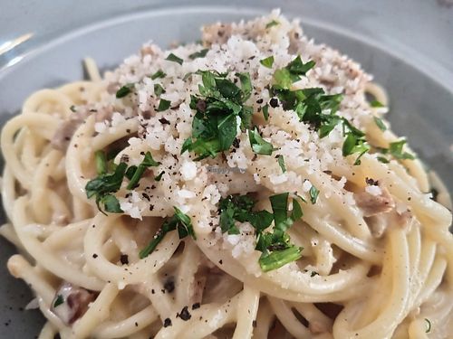 Cabonara (last one here 😭) at Vegano in Newcastle Upon Tyne