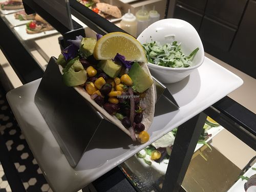 vegan taco at De Bijenkorf in Utrecht