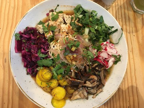 Vegan ramen at Hinterland in Brussels