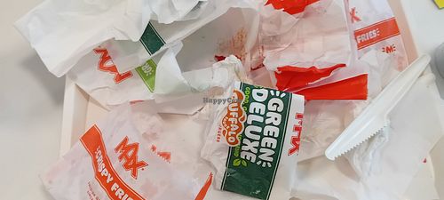 Alles aufgegessen, viel Müll fabriziert. at MAX in Ljungby