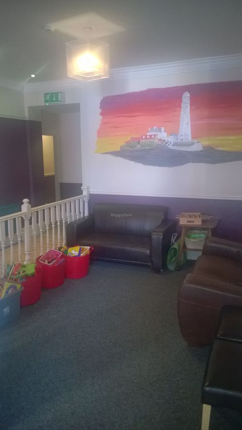 Kids play area at Evan's Bistro in Whitley Bay
