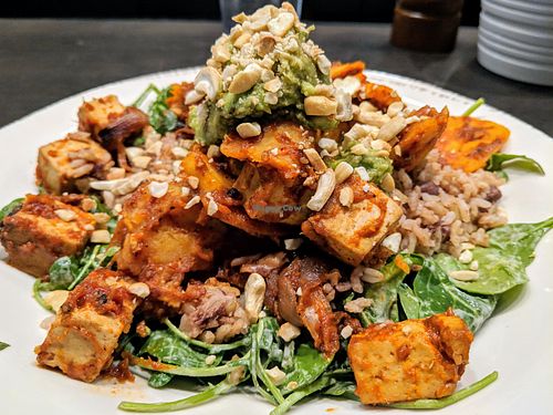 Havana Libre Bowl with Tofu at Bounty Kitchen - Denny Triangle in Seattle