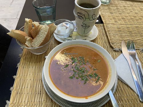 harira soup  at Veggie Pause  in Fes
