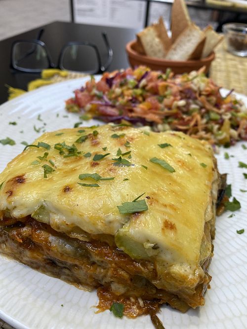 Excellent food & service.. great portions..  at Veggie Pause  in Fes