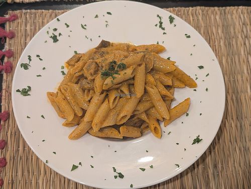 Pepper cream penne at Veggie Pause  in Fes