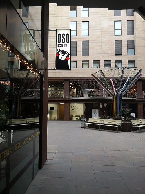 The outside at Oso Oso in Escaldes-engordany