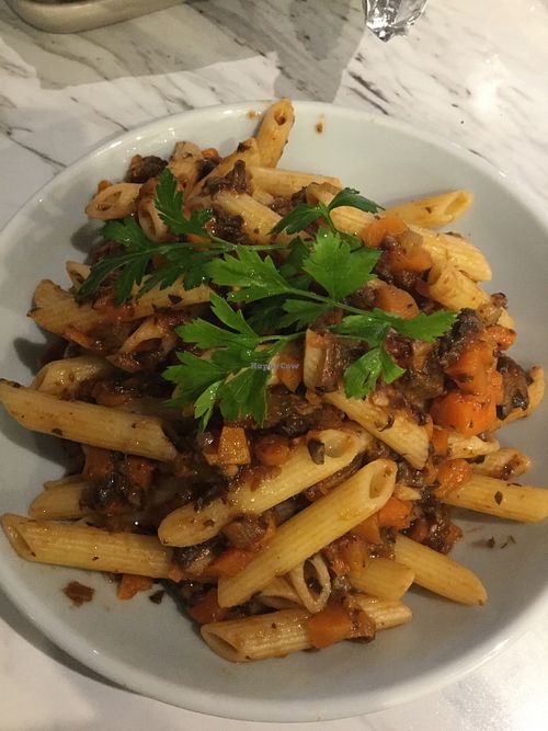 Mushroom ragu  at Town & Country Pizza in Geelong