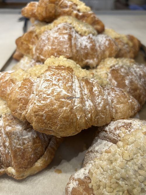 Almond croissants   at WAVE in East London