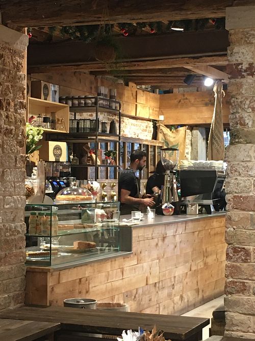 The counter at Torrefazione Cannaregio in Venice