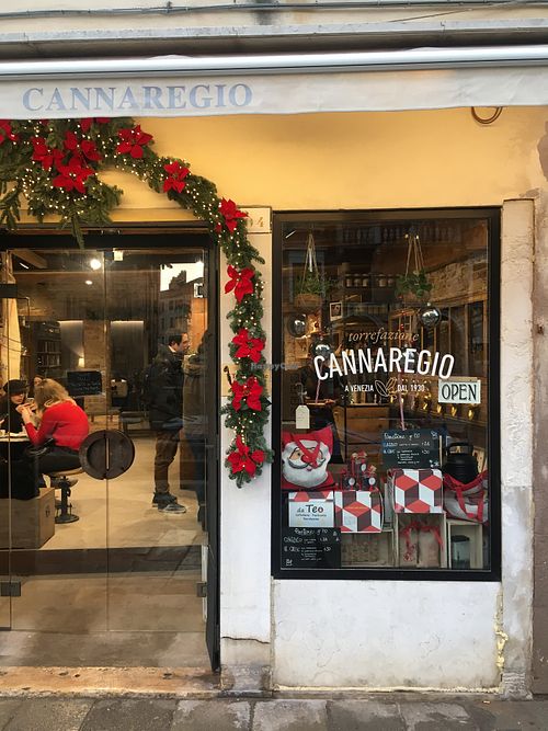 Outside  at Torrefazione Cannaregio in Venice
