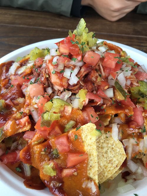 BBQ Jackfruit Not-Chos at Sage Against The Machine in Bellingham