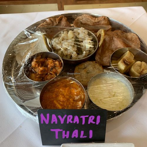 Navratri Thali at Kesar's in East Windsor