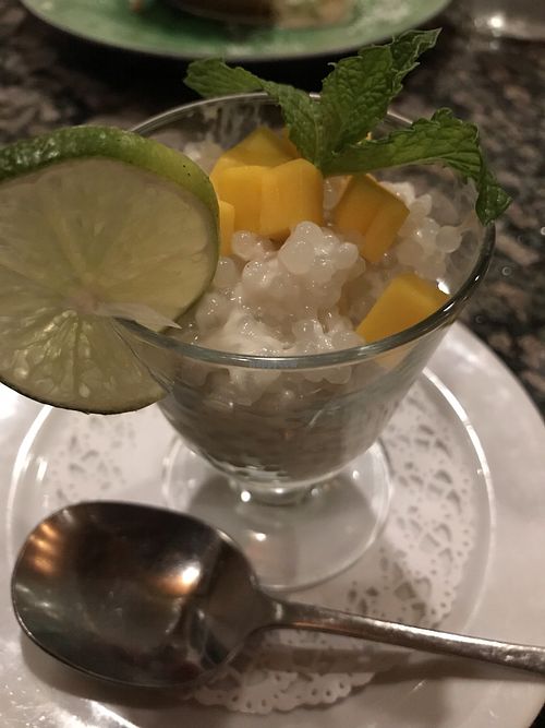 Vegan tapioca at Yama Q in Bridgehampton