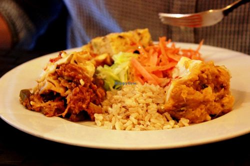 selection from the buffet at Jardim das Cerejas - Chiado in Lisbon