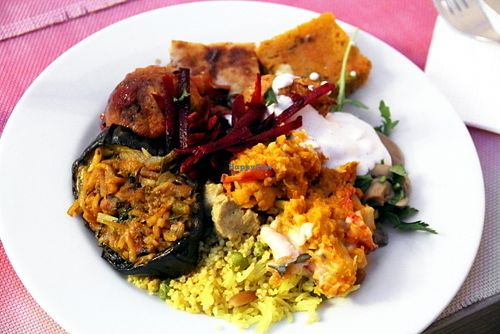 buffet food 1 at Jardim das Cerejas - Chiado in Lisbon