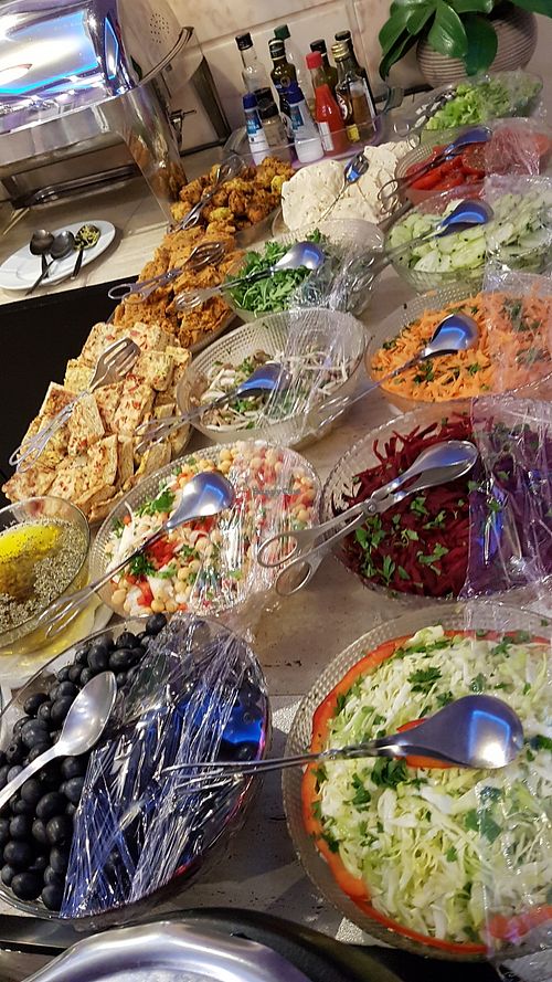 salads at Jardim das Cerejas - Chiado in Lisbon