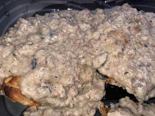 Biscuits and Gravy at Palm Greens Cafe in Palm Springs