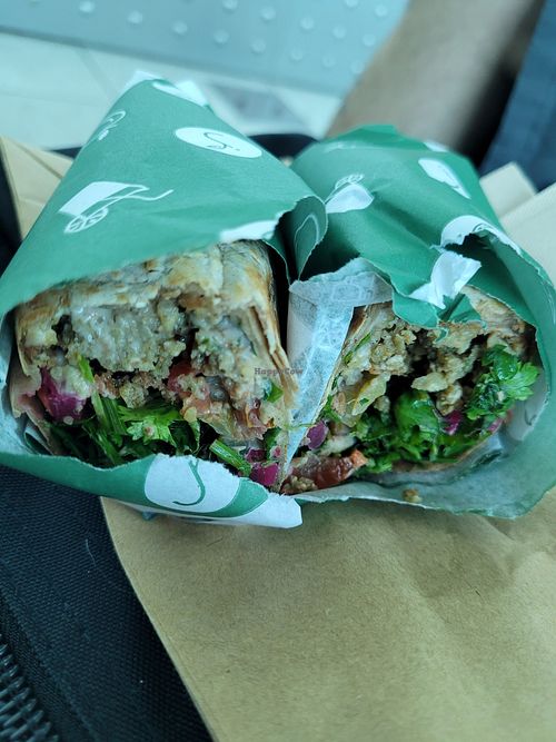 Falafel wrap at DXB - Treehouse Juicery - T3 in Dubai