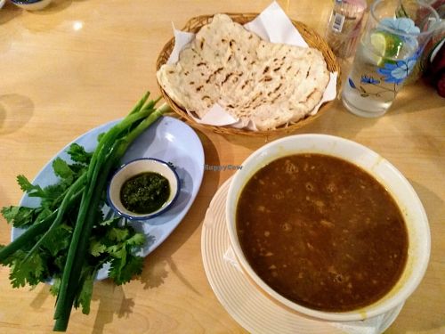 Bean soup at Sababa in Chiang Mai