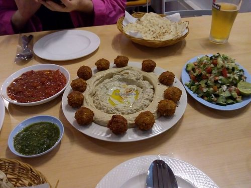 Big set,  Yemeni salad and Matbukha Salad at Sababa in Chiang Mai
