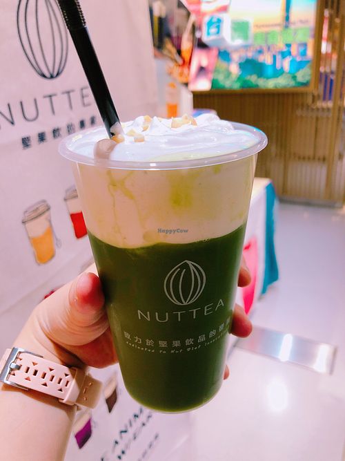 Matcha Green Tea at NUTTEA 堅果奶茶 - San Po Kong in Kowloon