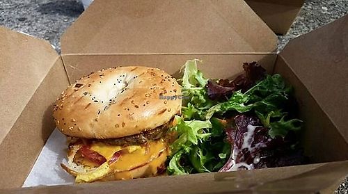 Bagel Sandwich at & Juice Co in Columbus